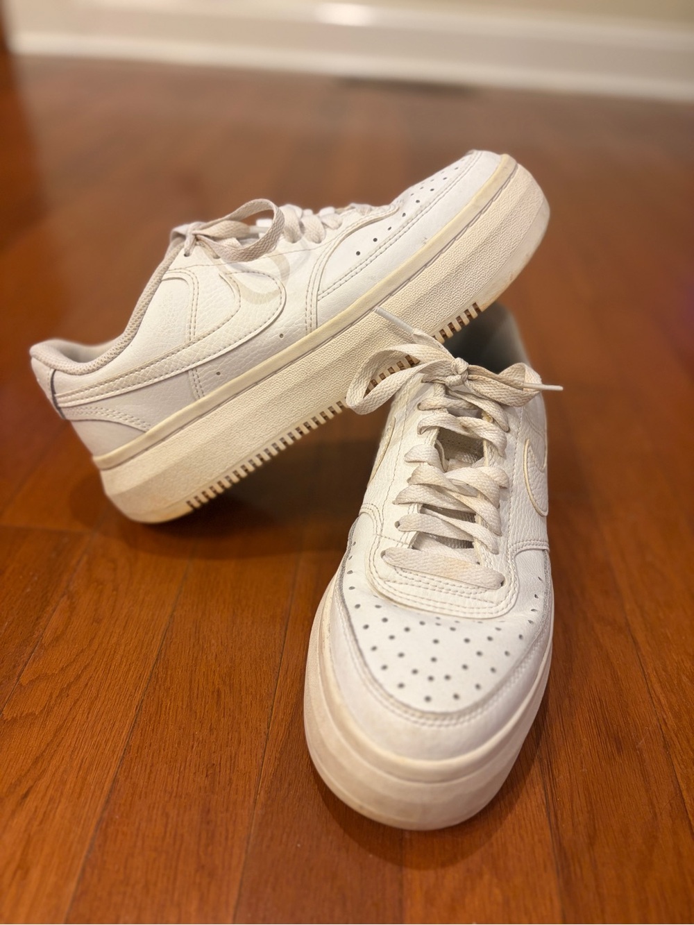 Nike | Womens Court Vision Alta Platform Sneakers